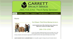 Desktop Screenshot of garrettspecialty.com